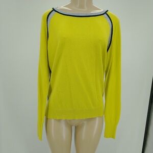 NWT Women’s Wool Blend Neon Green Pullover Sweater US XL